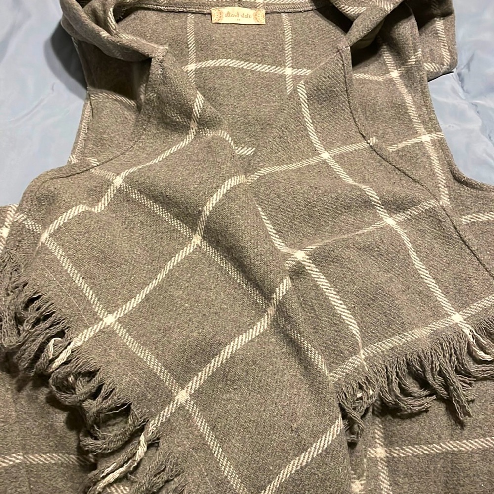 Hooded, Fringe Vest